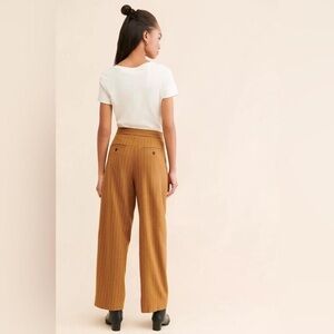 Madewell Women's Brown Wide-Leg Pants